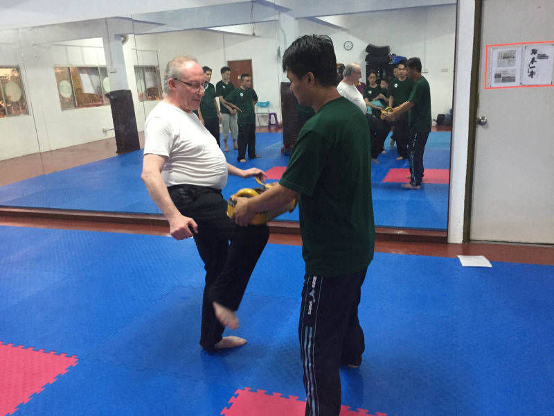 Tai Chi knee technique